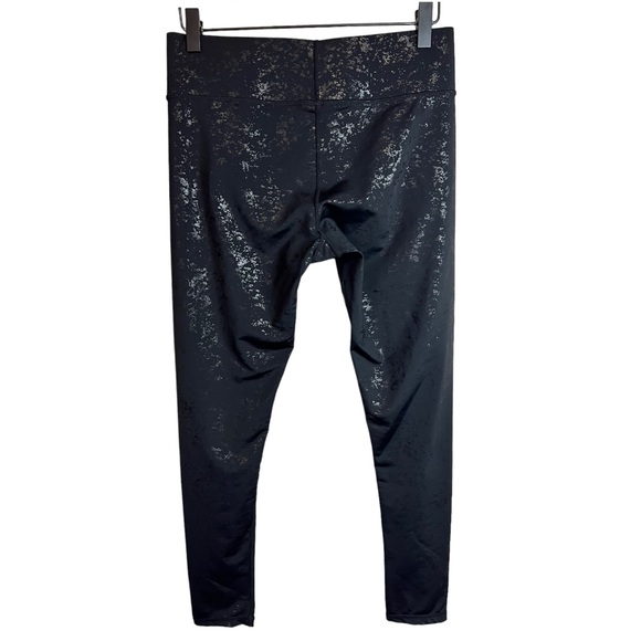 Terez Black Tonal Foil Haze UpLift Mid Rise Leggings - Picture 4 of 8
